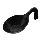 Tasting Spoon PS Crystal "Clorofilla" Black 9,cm (30 Units) 
