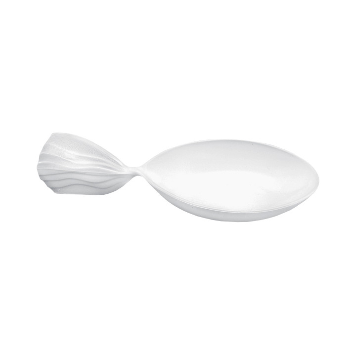 Tasting Spoon PS "Fish" White 12 cm (600 Units)