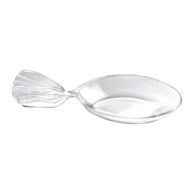 Tasting Spoon PS "Fish" Clear 12 cm (30 Units) 