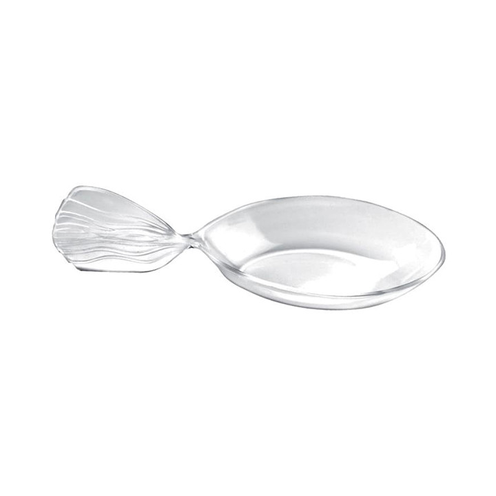 Tasting Spoon PS "Fish" Clear 12 cm (30 Units) 