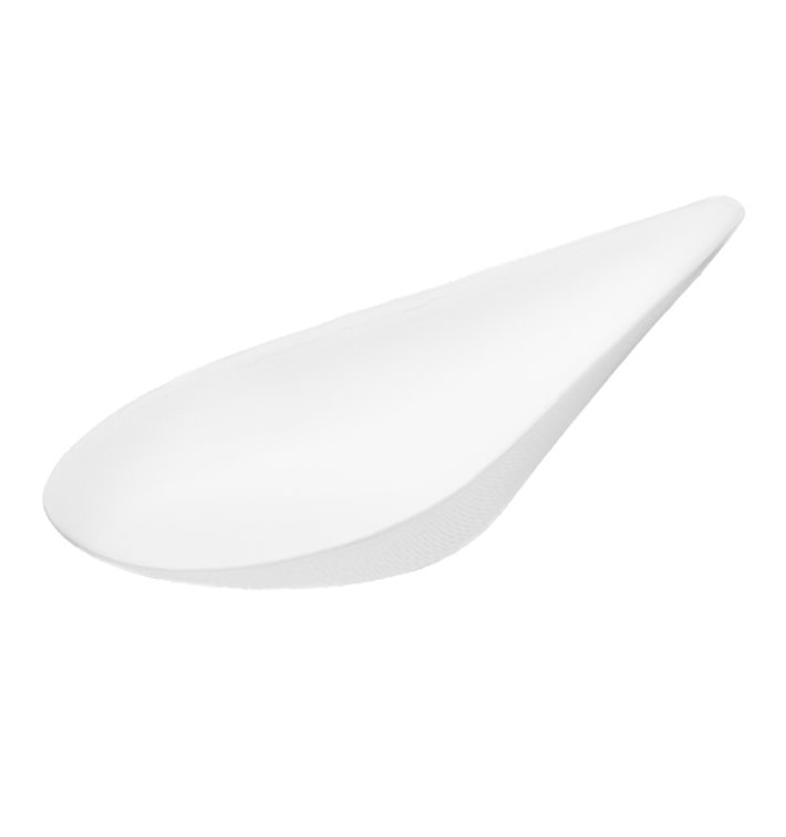 Sugarcane Tasting Spoon White 10x5,2cm (300 Units)