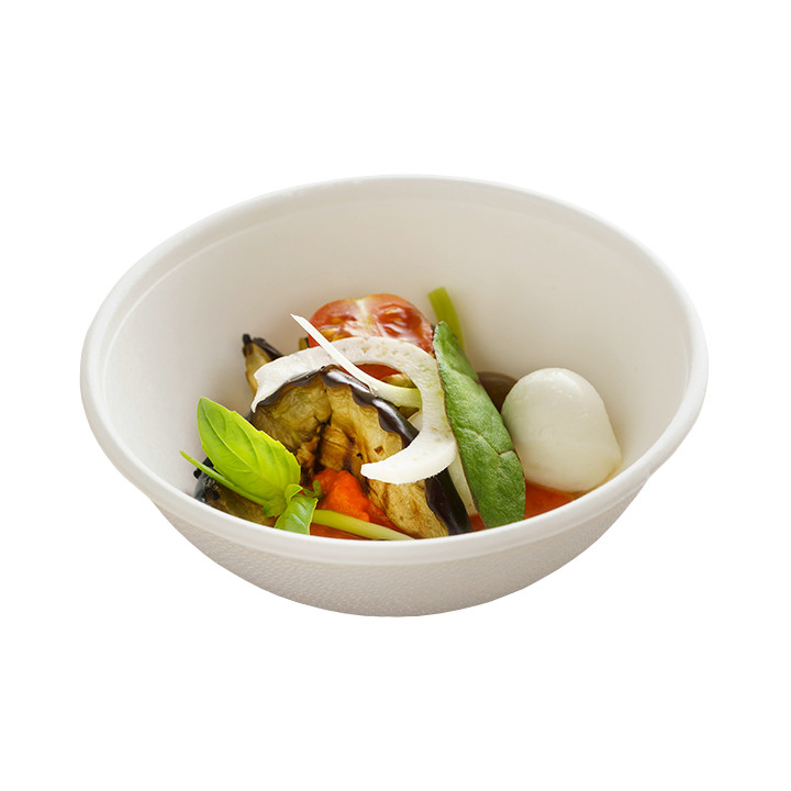 Sugarcane Mini Bowl Round Shape White 8x5cm (500 Units)