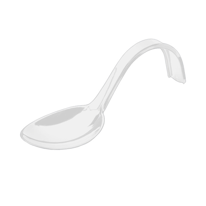 Tasting Spoon PS Curved White 13 cm (500 Units)