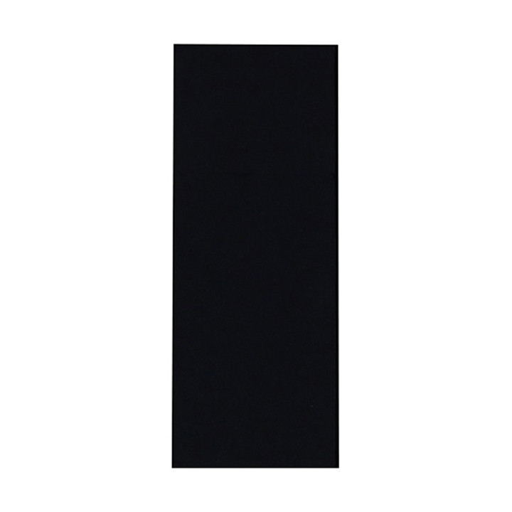 Pocket Fold Paper Napkins Black 30x40cm (30 Units)