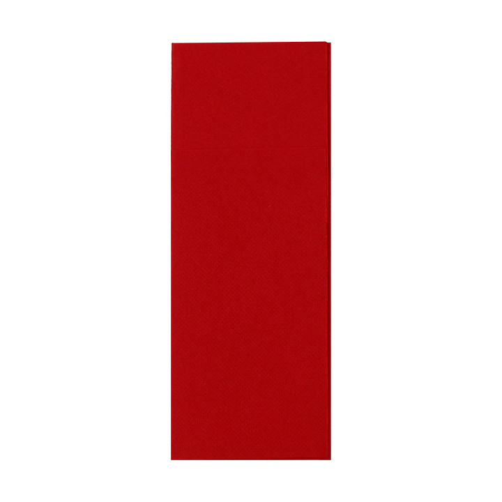 Pocket Fold Paper Napkins Red 32x40cm (1200 Units)