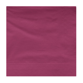 Green "Vichy" Double Point Paper Cocktail Napkin 20x20cm (100 Units)