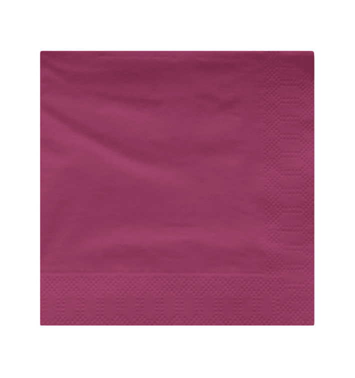 Paper Napkin Edging Fuchsia 20x20 2C (100 Units)