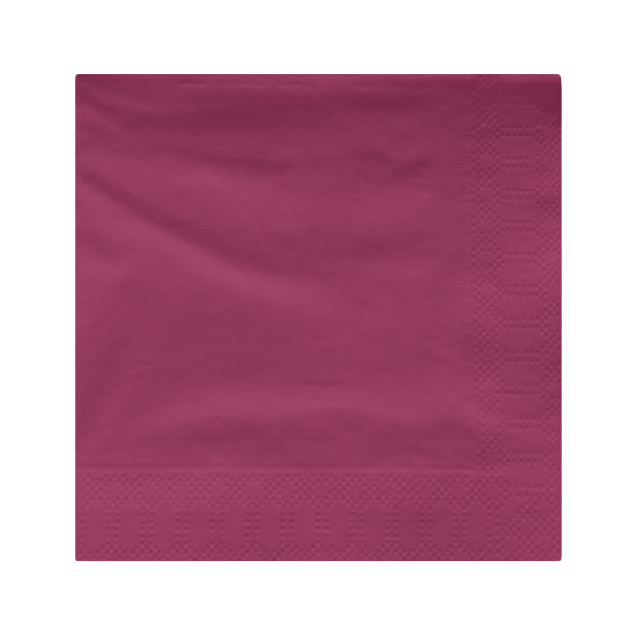 Paper Napkin Edging Fuchsia 20x20 2C (100 Units)