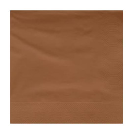 White "Phrases" Double Point Paper Cocktail Napkins 20x20cm (3.000 Units)