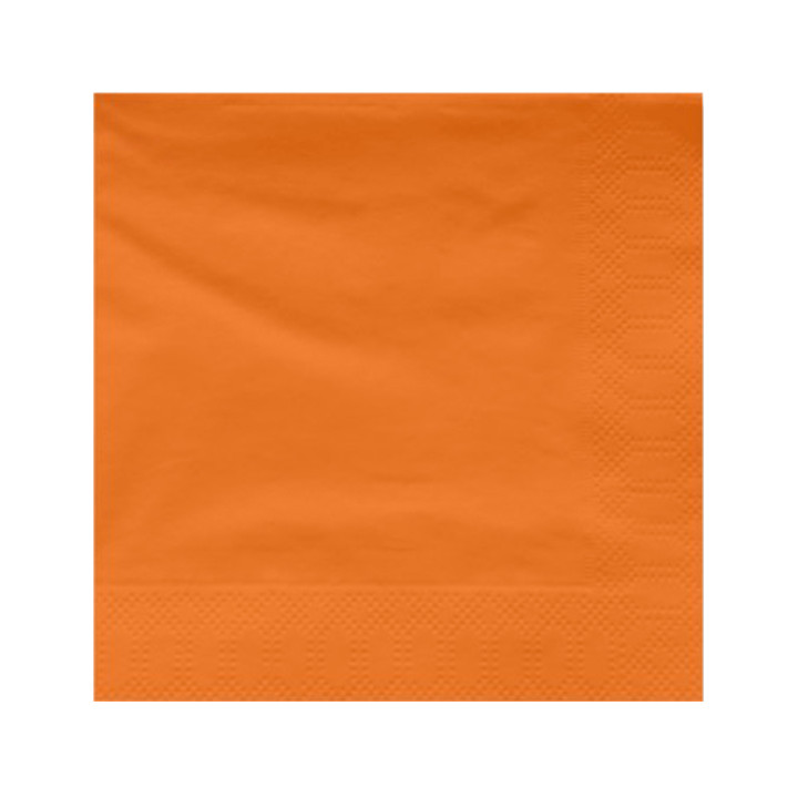Paper Napkin Edging Terracotta 20x20cm 2C (6000 Units)