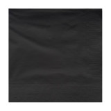 Paper Napkin Edging Black 25x25cm 2C (200 Units)