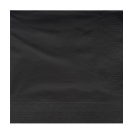 Paper Napkin Edging Black 25x25cm 2C (3400 Units)
