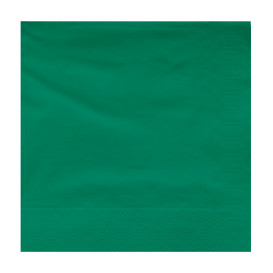 Paper Napkin Edging Green 25x25cm 2C (3400 Units)