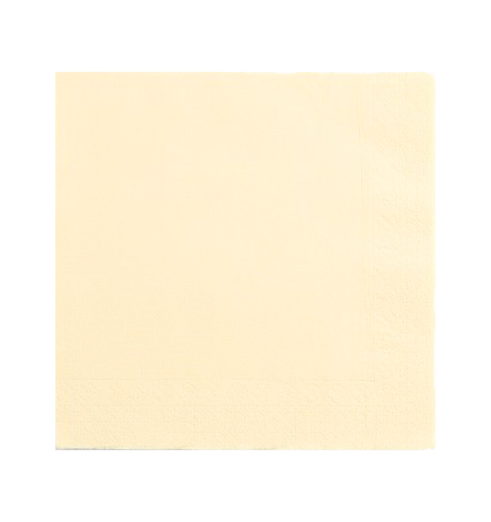 Paper Napkin Cream 25x2cm (50 Units) 