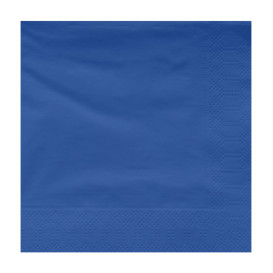 Paper Napkin Edging Blue 2 Layers 30x30cm (100 Units)  