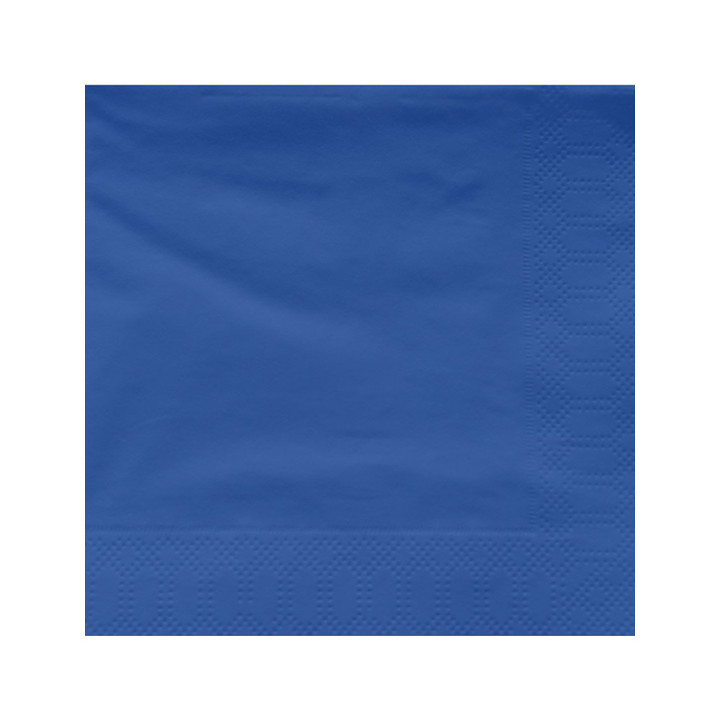 Paper Napkin Edging Blue 2 Layers 30x30cm (4500 Units)