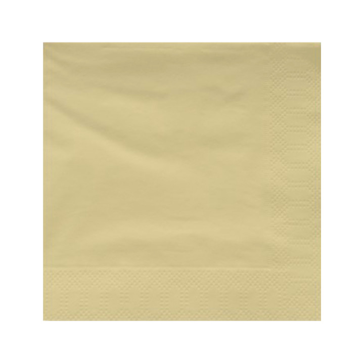 Paper Napkin Edging Cream 2 Layers 30x30cm (100 Units)  