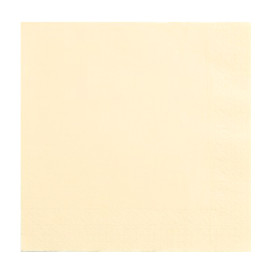 Paper Napkin Double Point Cream 2C 33x33cm (1200 Units)