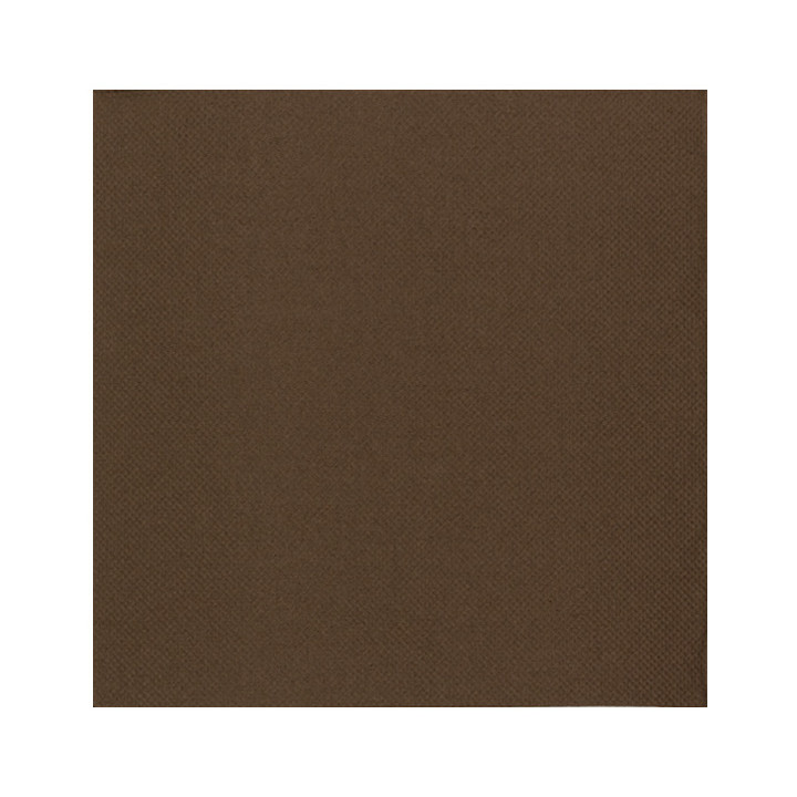 Paper Napkin Double Point Brown 2C 33x33cm (50 Units) 