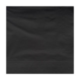 Paper Napkin Edging Black 40x40cm (50 Units) 