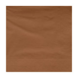 Paper Napkin Edging Brown 40x40cm (50 Units) 