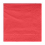 Paper Napkin Edging Red 40x40cm (50 Units) 