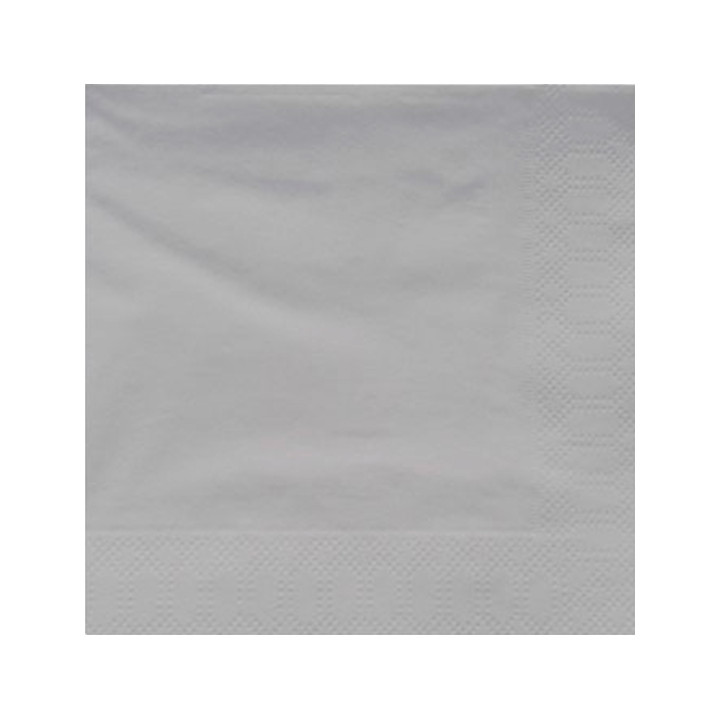 Paper Napkin Edging Grey 40x40cm (1200 Units)