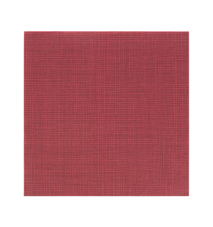 Paper Napkin Double Point 40x40cm "Between Lines" Burgundy (50 Units) 