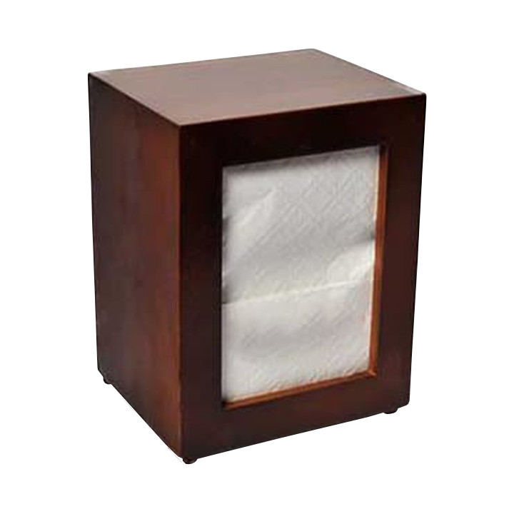 Napkin Wooden Dispenser 17x17cm  (1 Unit)