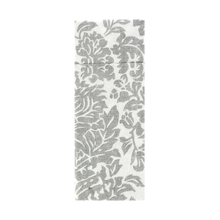 Pocket Fold Airlaid Napkins "Versalles" Grey 32x40cm 55g/m² (800 Units) 