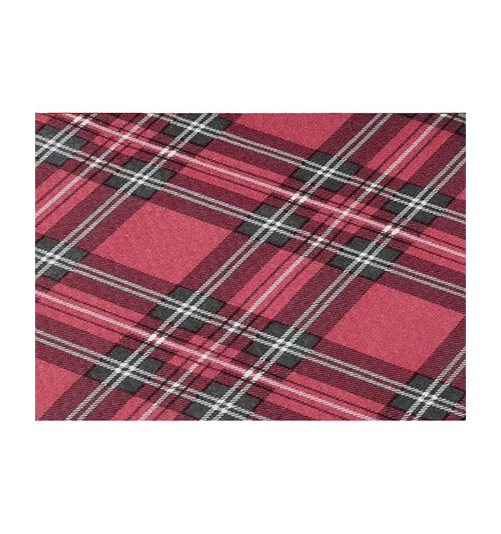 Pre-Cut Paper Tablecloth "Glasgow" 37g 1x1m (400 Units)  