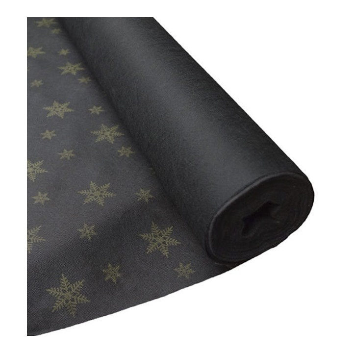 Novotex Tablecloth Roll Black "Estrellas" P40cm 1,2x50m  (1 Unit)
