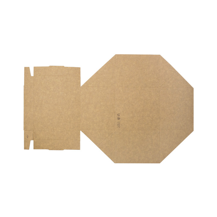 Gourmet Burger Box Kraft 13x13x10cm (25 Units)