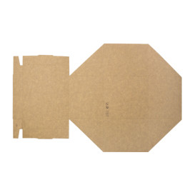 Gourmet Burger Box Kraft 13x13x13cm (25 Units)