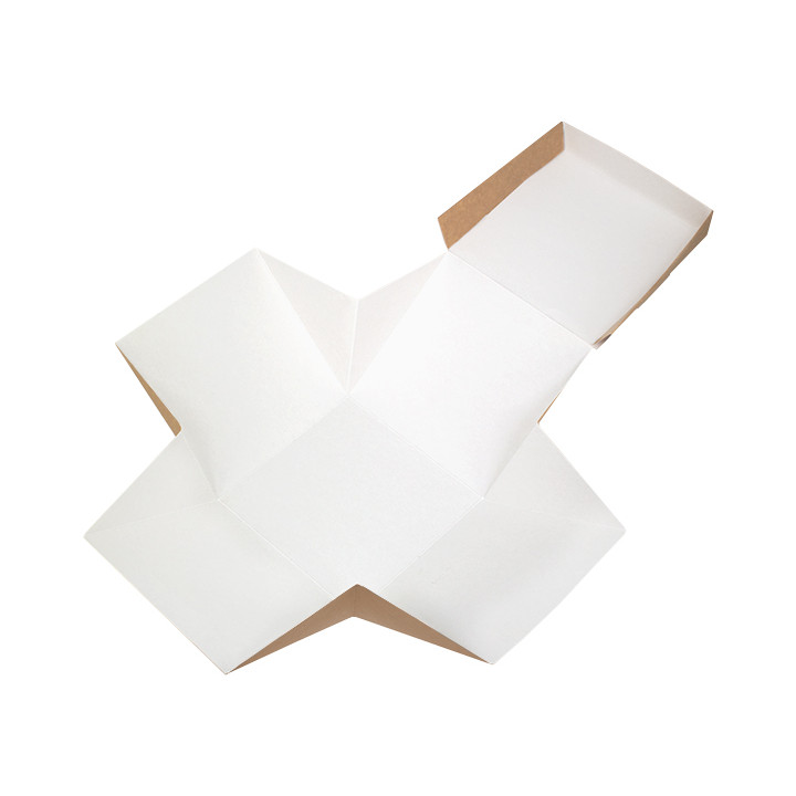 Gourmet Burger Box Kraft 13x13x13cm (25 Units)