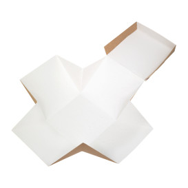 Gourmet Burger Box Kraft 13x13x13cm (150 Units)