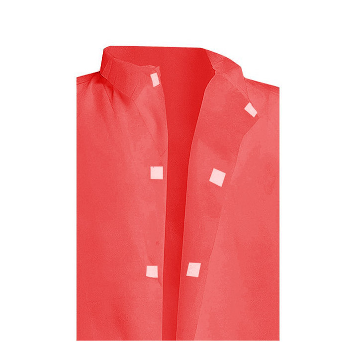 Disposable Lab Coat TST PP Velcro Red XL 25gr (1 Unit)