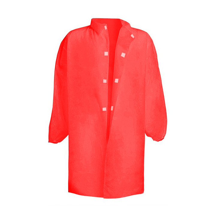 Disposable Lab Coat TST PP Velcro Red XL 25gr (1 Unit)