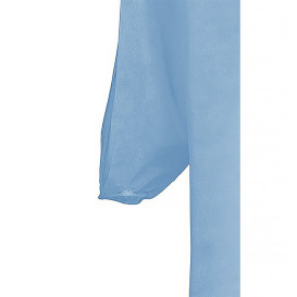 Industrial Lab Coat TST PP Velcro Blue XL 35gr (100 Units)