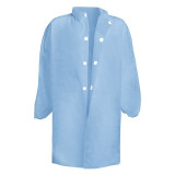 Industrial Lab Coat TST PP Velcro Blue XL 35gr (1 Unit) 