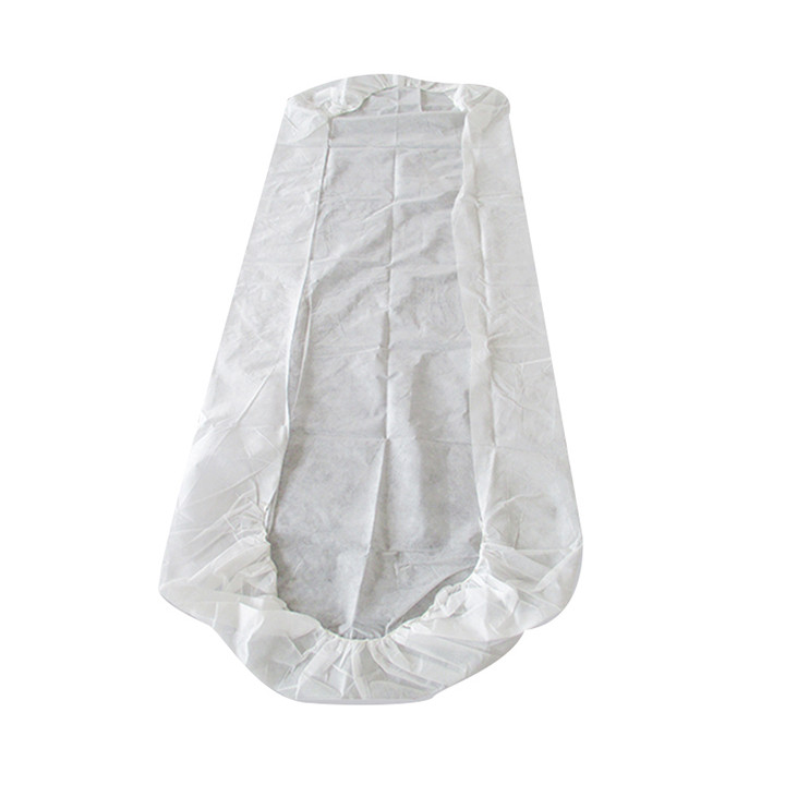 Disposable Plastic Bed Sheet Adjustable PP "TST" "SMS" 95x220cm (100 Units)