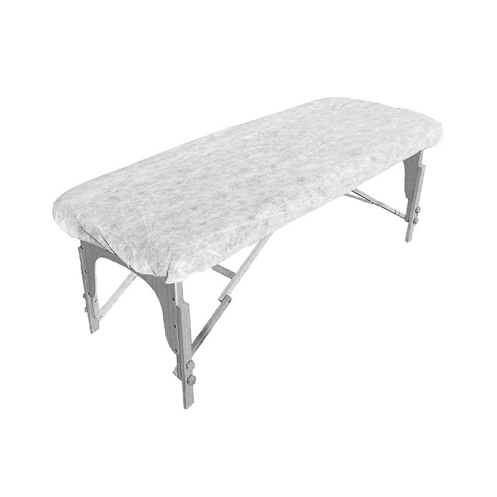 Disposable Plastic Bed Sheet Adjustable PP "TST" "SMS" 95x220cm (100 Units)
