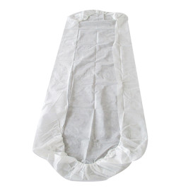 Disposable Plastic Bed Sheet Adjustable Plus PP "TST" "SMS" 95x220cm (1 Unit) 