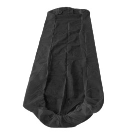 Disposable Plastic Bed Sheet Adjustable Plus PP "TST" Black 95x220cm (1 Unit) 