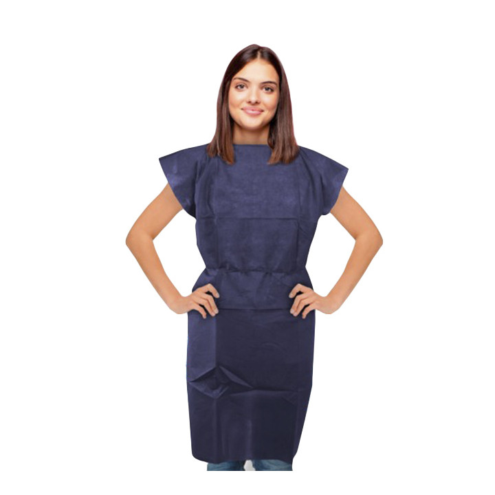 Disposable Lab Coat for patients RX Blue XL (100 Units)