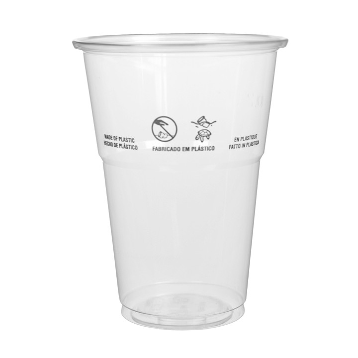 Plastic Cup PP Clear 300 ml (100 Units)  