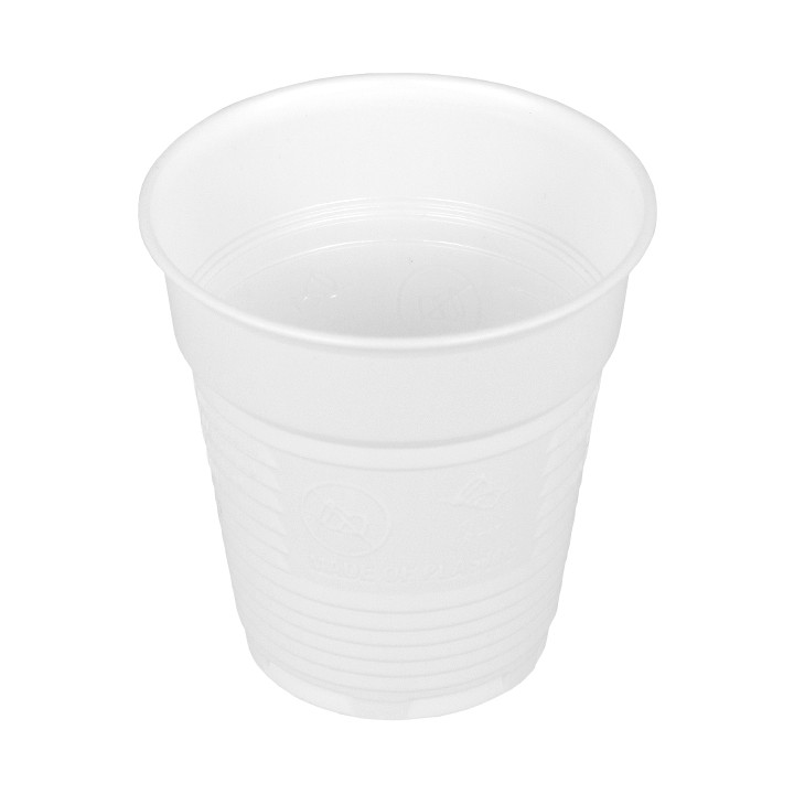 Plastic Cup PS Vending White 166ml Ø7,0cm (100 Units)  