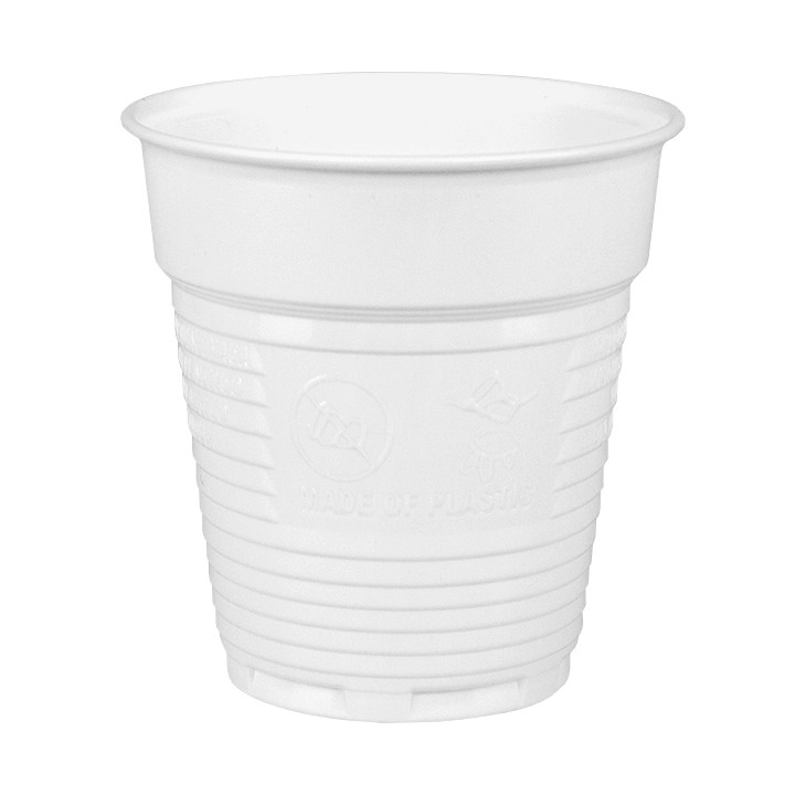 Plastic Cup PS Vending White 166ml Ø7,0cm (3000 Units)