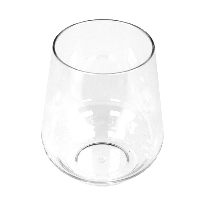 Plastic Glass Tritan "Elegance" Reusable Clear 390ml  (1 Unit) 