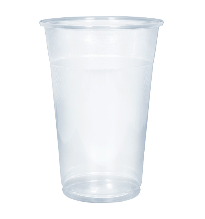 Plastic Cup PP Clear 400ml Ø8,3cm (50 Units)